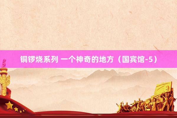 铜锣烧系列 一个神奇的地方（国宾馆-5）
