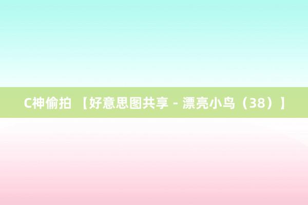 C神偷拍 【好意思图共享 - 漂亮小鸟（38）】