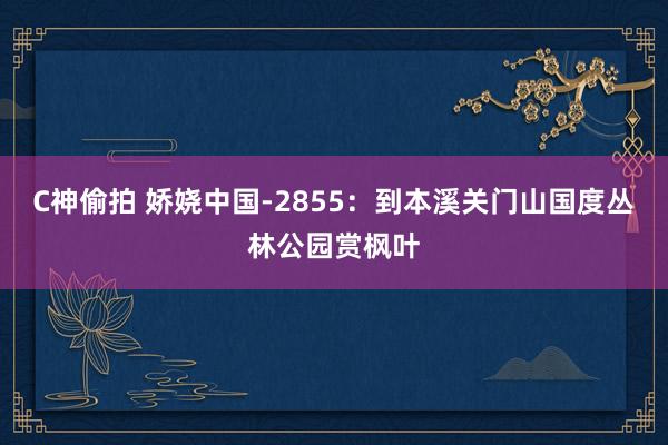 C神偷拍 娇娆中国-2855:到本溪关门山国度丛林公园赏枫叶